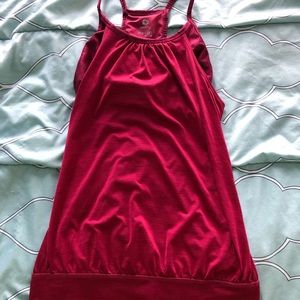 Built in bra exercise tank